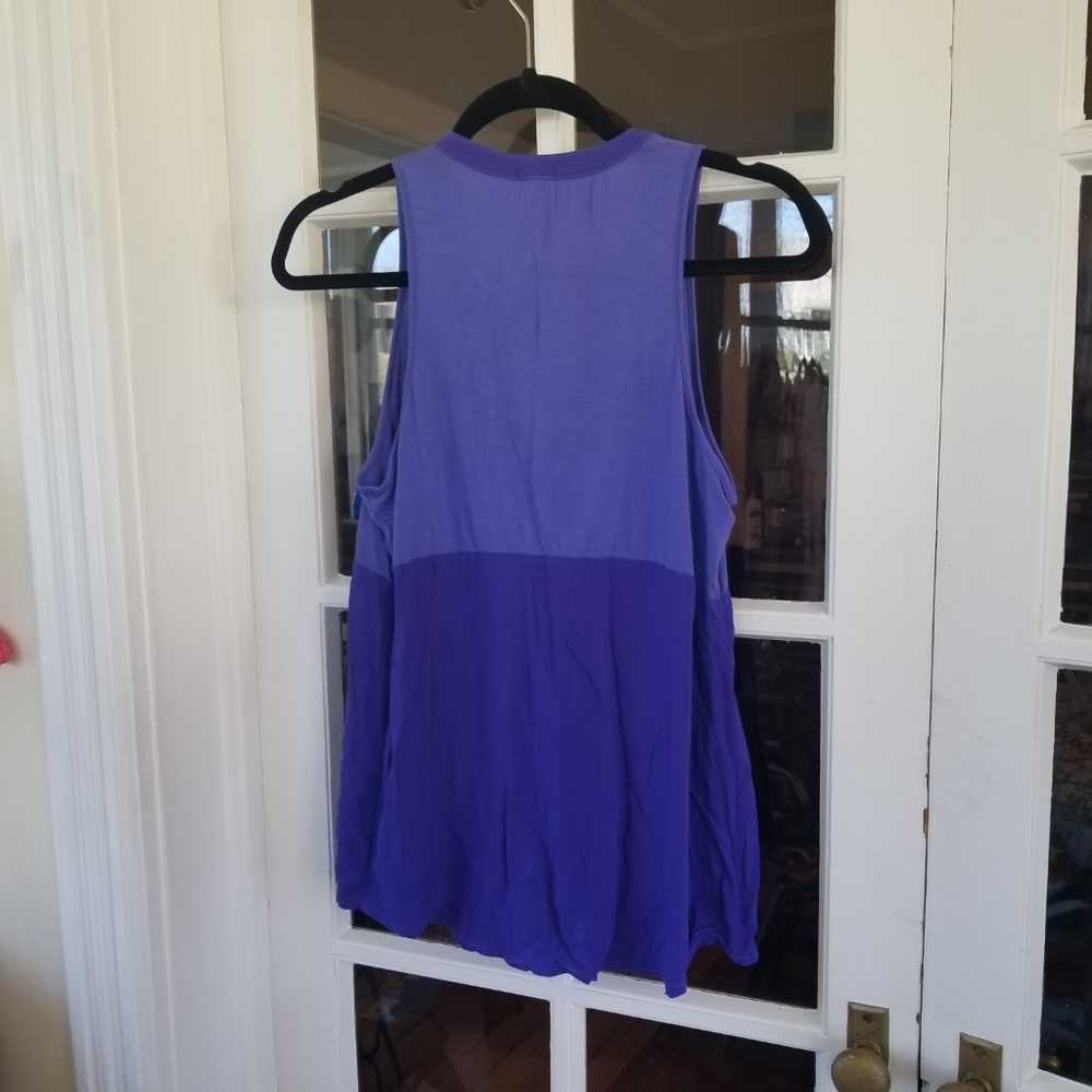 NWT - Anthropologie - Purple Button Down Tank - Picture 5 of 7